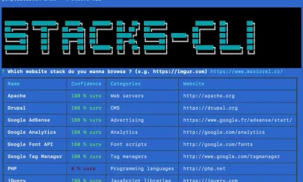 Stacks-cli: analyzujeme web pomocí příkazového řádku