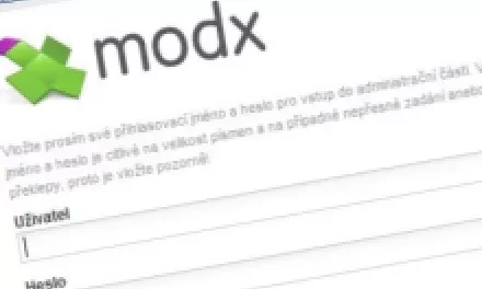 Průvodce redakčním systémem MODx