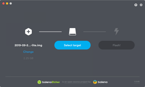 ​​Příprava bootovacího flashdisku v programu Etcher