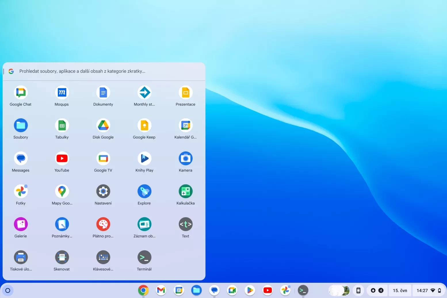 ChromeOS a nabídka aplikací