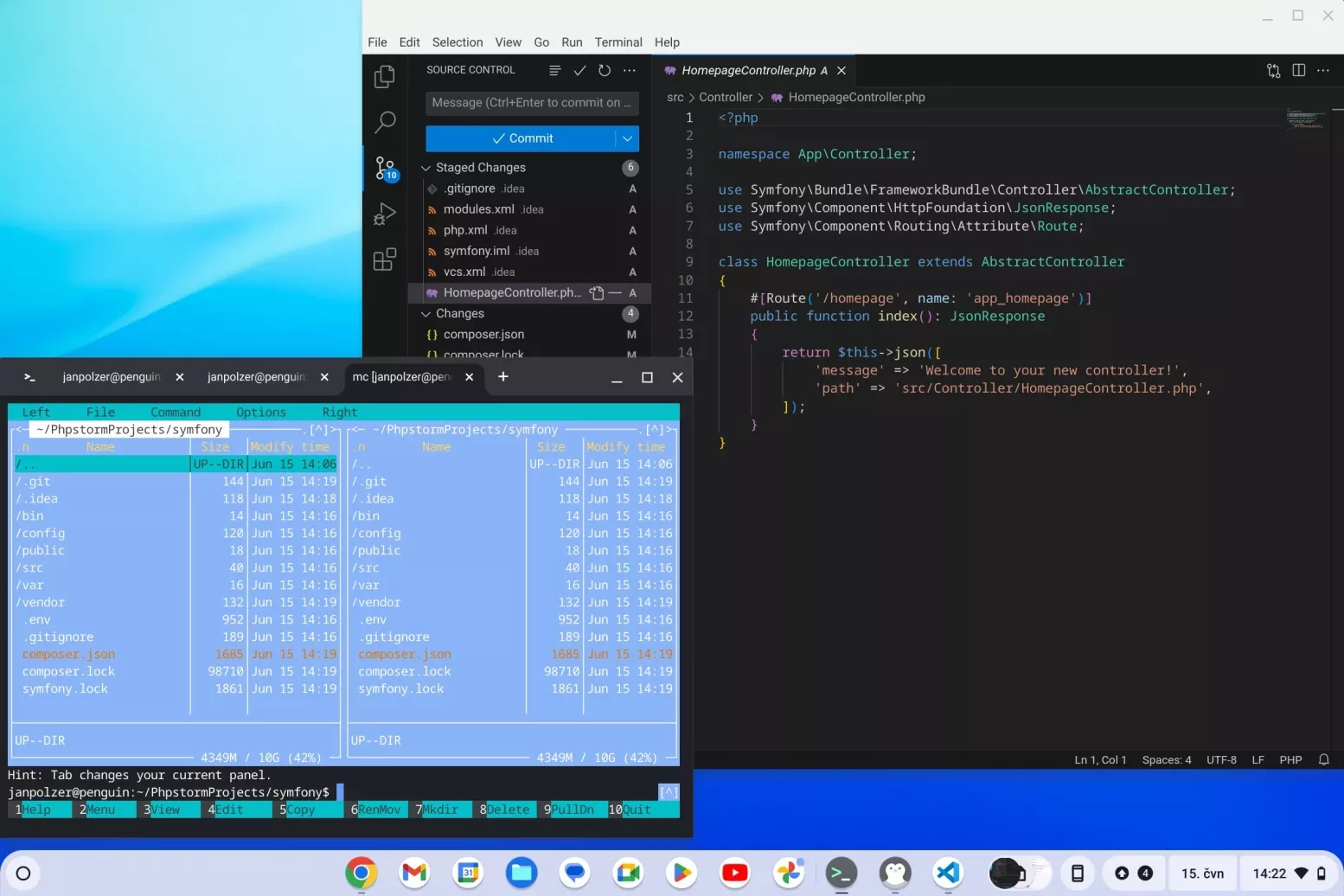 ChromeOS a Visual Studio Code