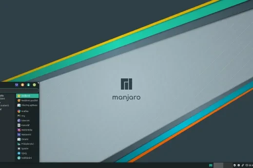 Manjaro Linux v kanceláři tvůrce webů. Jde to v pohodě