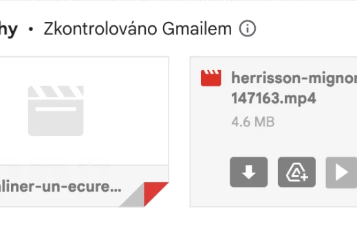 Jak přehrávat MP4 video v Gmailu bez stahování