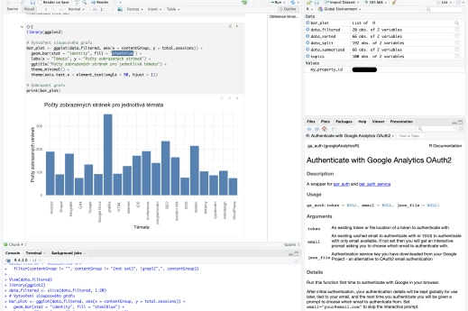 RStudio prakticky: prohlížíme data z Google Analytics 4