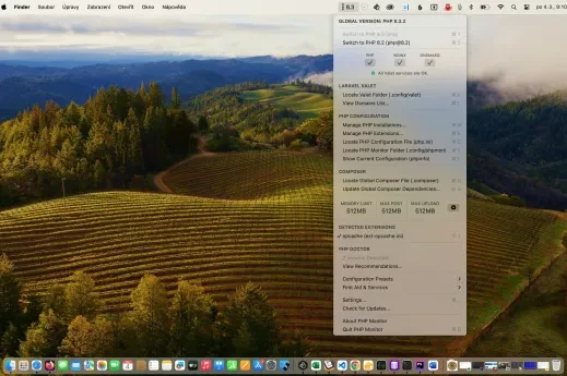Můj nový lokální development stack: PHP Monitor a Laravel Valet
