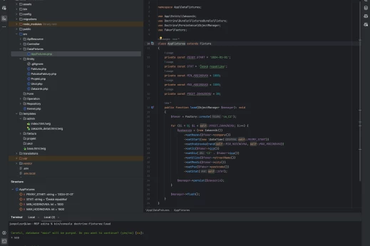 Jak naplnit databázi testovacími daty pomocí Symfony a FakerPHP