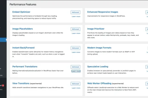 Performance Lab: konverze obrázků do WebP a AVIF a další rychlostní optimalizace WordPressu Performance Lab: konverze obrázků do WebP a AVIF a další rychlostní optimalizace WordPressu