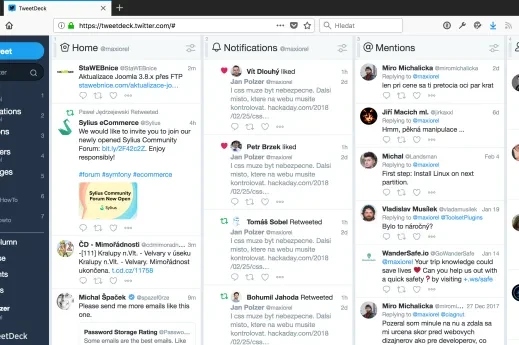 TweetDeck: lepší pohled na více účtů na Twitteru a přehlednější zobrazení událostí