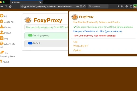 Dva weby z různých adres na jednom počítači? Pomůže FoxyProxy