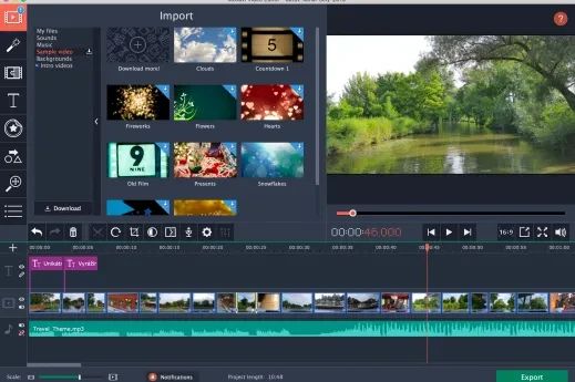 Movavi Video Editor: když chcete náhradu Movie Makeru nebo alternativu iMovie