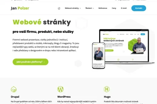 Jak jsem redesignoval svůj web: grafika, testování, Symfony, frontend